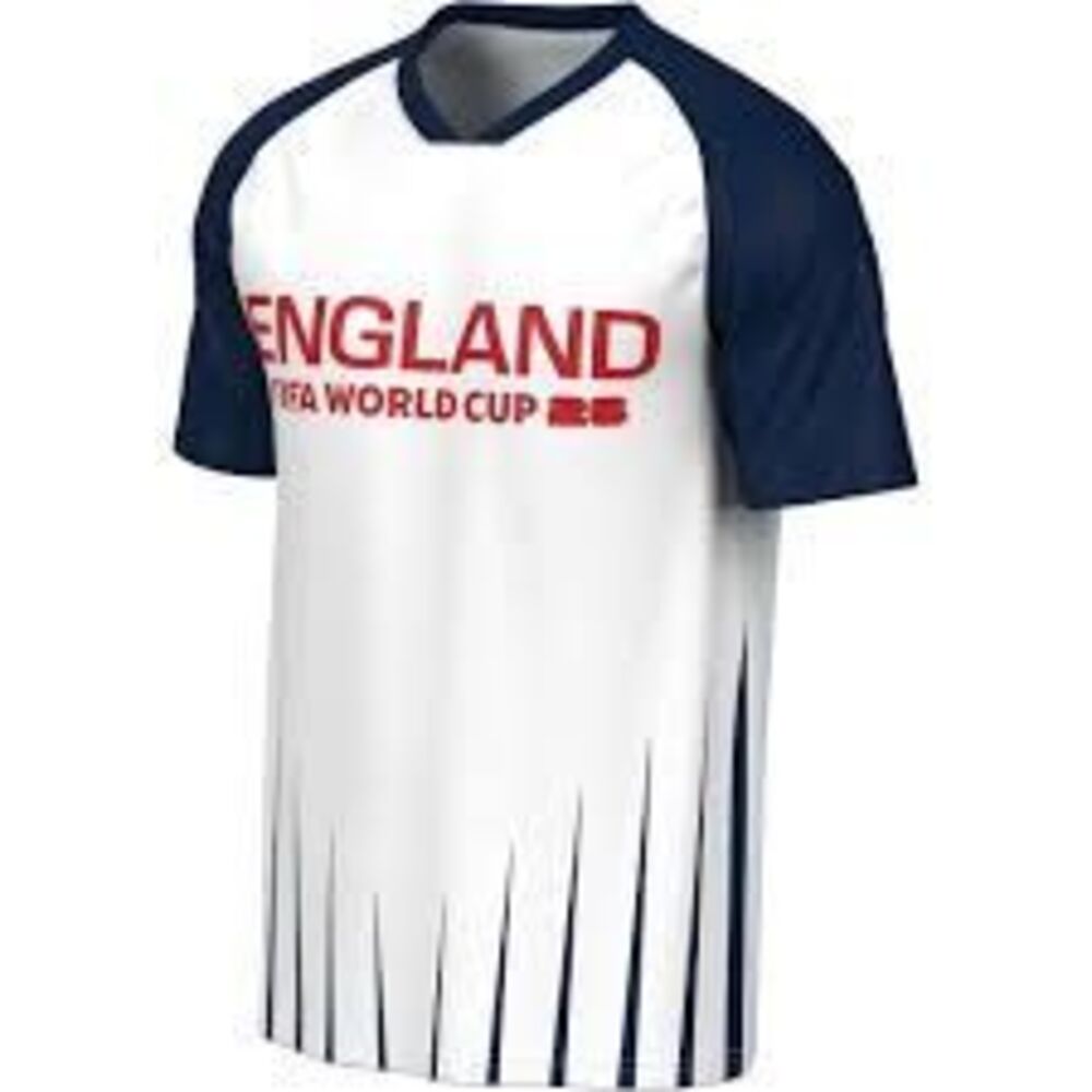 FIFA World Cup 2026 Mens Short Sleeve Sublimated Soccer England Sz M